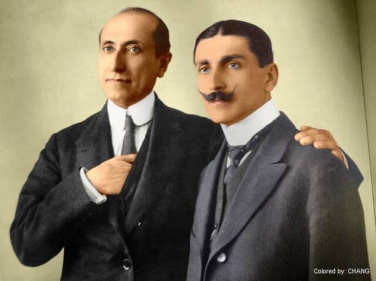 Amado Nervo y Luis Castillo Ledón